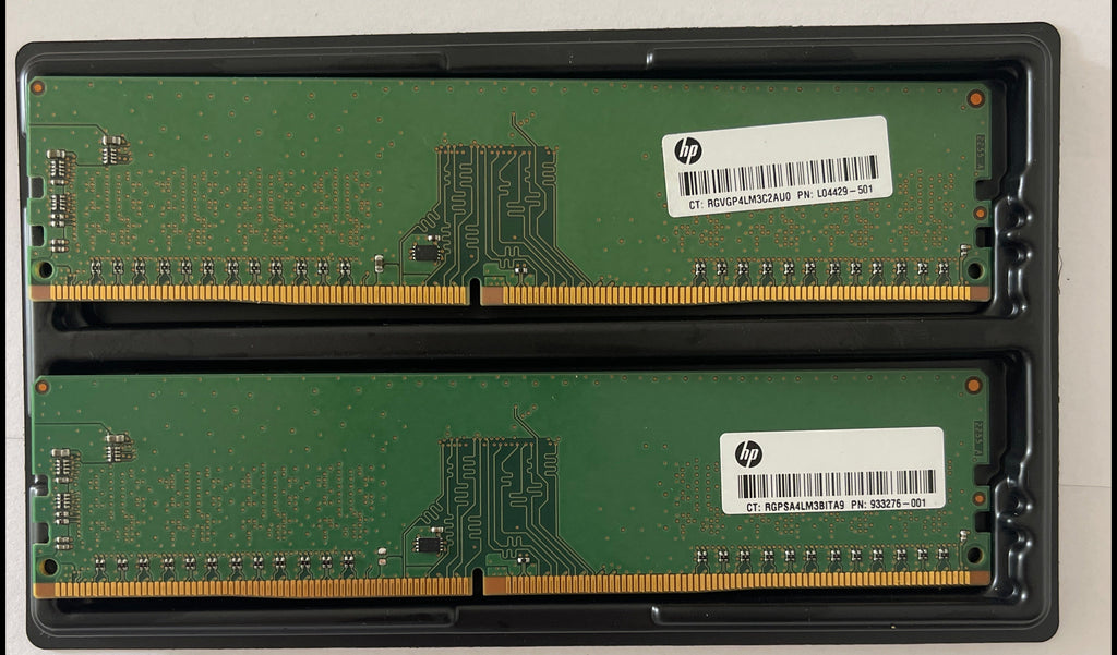 16GB Kit 2x8GB Micron DDR4 2666MHz PC4-2666V 1Rx8 UDIMM Desktop RAM
