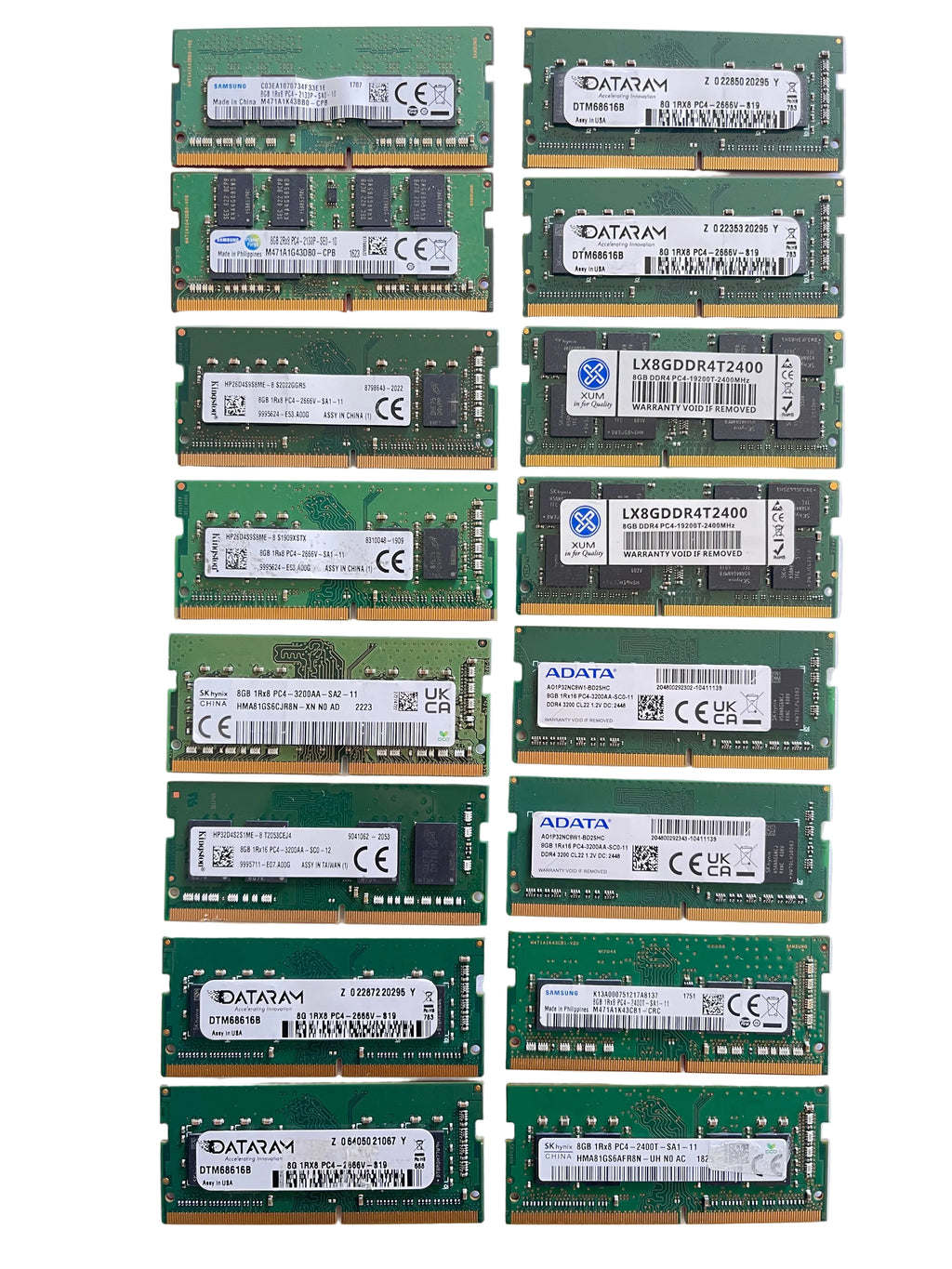 2x 8GB DDR4 2666MHz Kingston SODIMM Laptop RAM PC4-2666V 16GB Kit