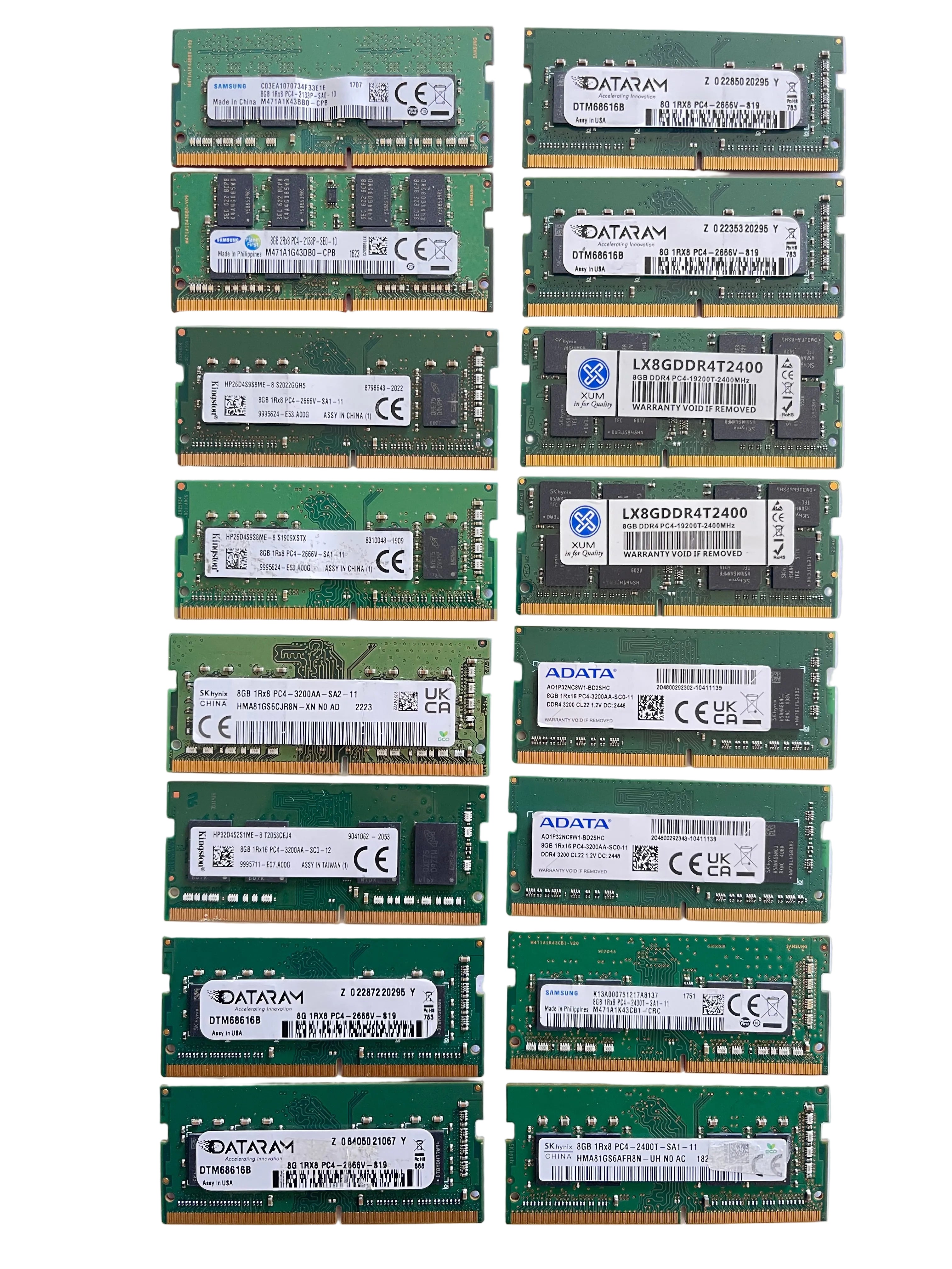 2x 8GB DDR4 2666MHz Kingston SODIMM Laptop RAM PC4-2666V 16GB Kit